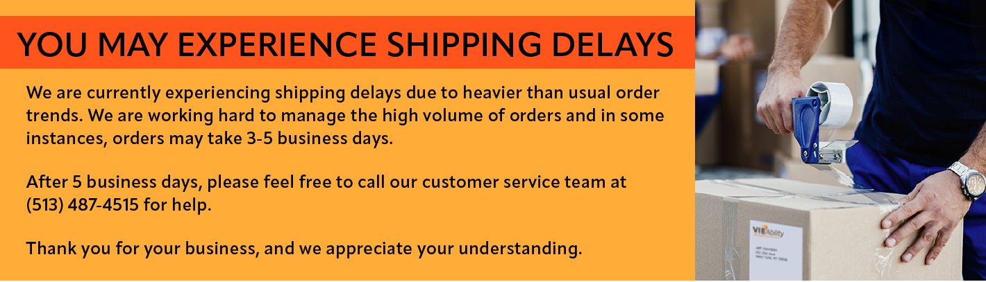 Delivery Update: Deliveries may take 3-5 business days.